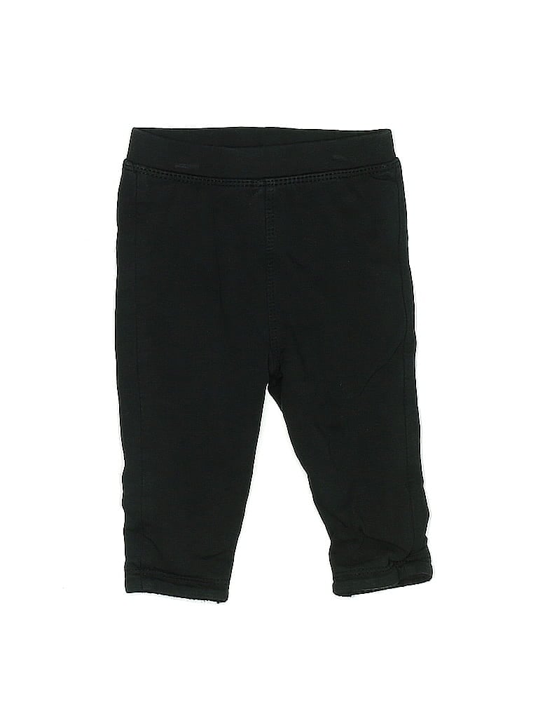 Monica + Andy Solid Black Casual Pants Size 3-6 mo - photo 1