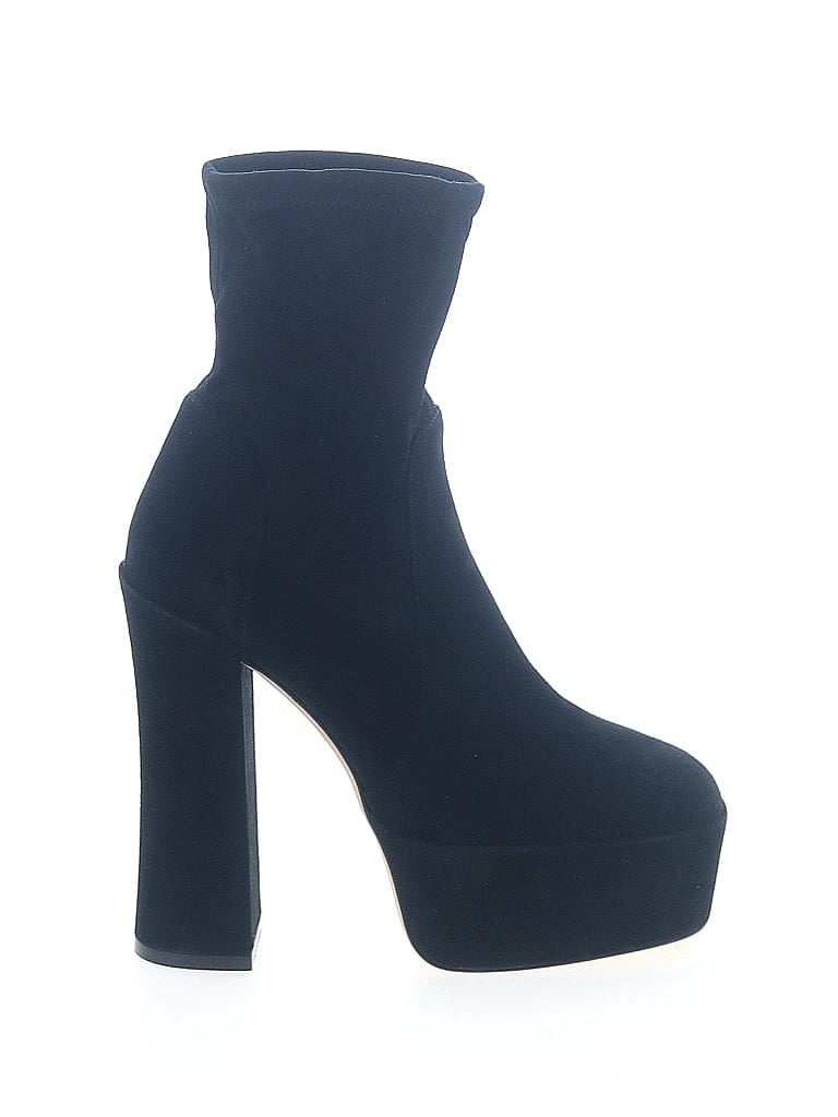 Stuart Weitzman Blue Black Ankle Boots Size 8 - photo 1