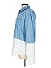 Frank & Eileen Color Block Blue Long Sleeve Button-Down Shirt Size L - photo 5
