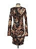 Karina Grimaldi Animal Print Brown Cocktail Dress Size S - photo 2