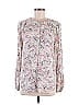 Ann Taylor LOFT Outlet 100% Rayon Ivory Long Sleeve Blouse Size M - photo 1