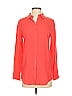 Joules 100% Viscose Orange 3/4 Sleeve Button-Down Shirt Size 2 - photo 1