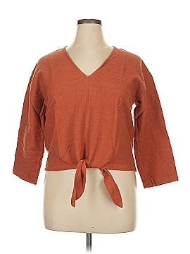 Te Xture & Thread Madewell 3/4 Sleeve Top