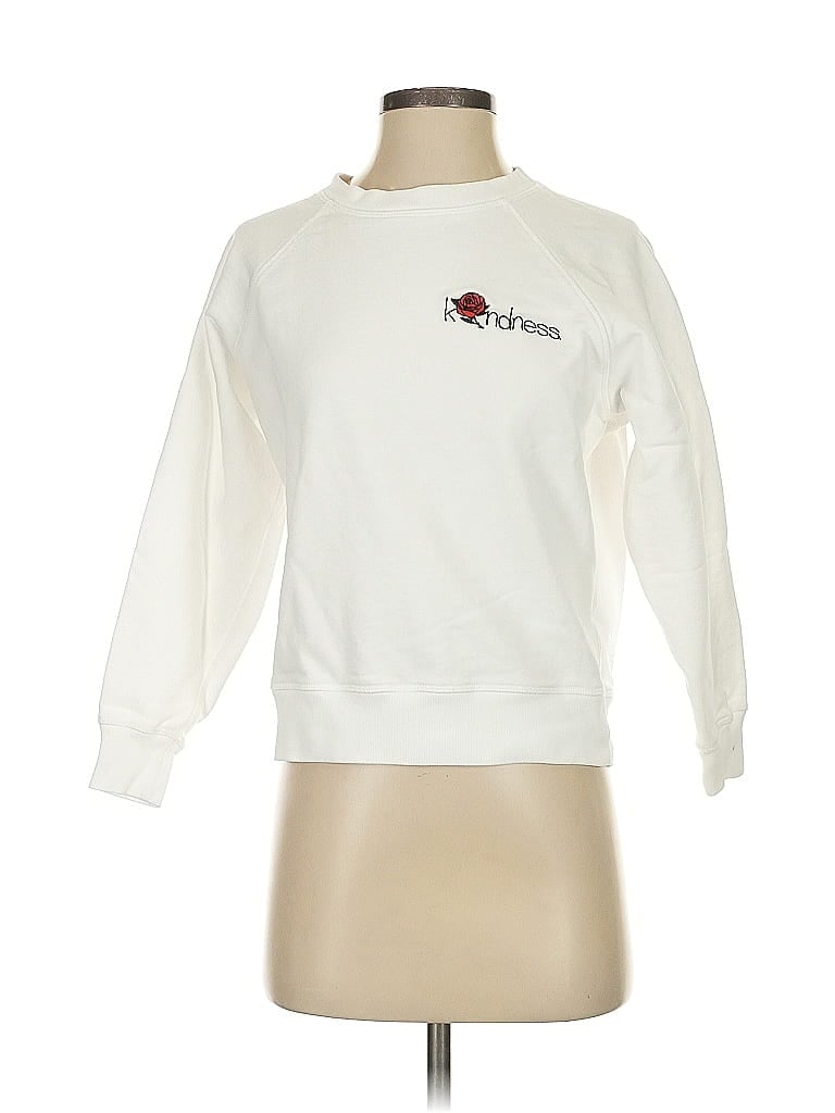 Click to view more detailed imagery on our partner's website Pre-owned Jcrew Sweatshirt In White