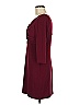 David Meister Solid Burgundy Cocktail Dress Size 8 - photo 5