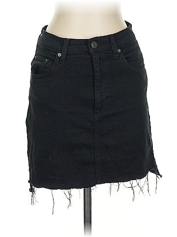 Alfred Sung Denim Skirt (view 1)