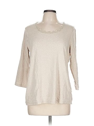 Laura Ashley 3/4 Sleeve Top (view 1)