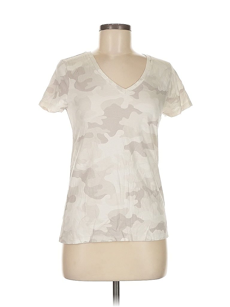 Pre-owned Gap Short Sleeve T-shirt In White