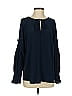 Sea New York Blue Long Sleeve Blouse Size 4 - photo 1