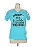 Live and Tell 100% Cotton Teal Short Sleeve T-Shirt Size XL - photo 1