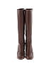 Chanel 100% Leather Brown Tall CC Boots Size EU 39 1/2 - photo 2