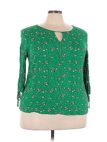Collective Concepts 3/4 Sleeve Blouse (view 1)