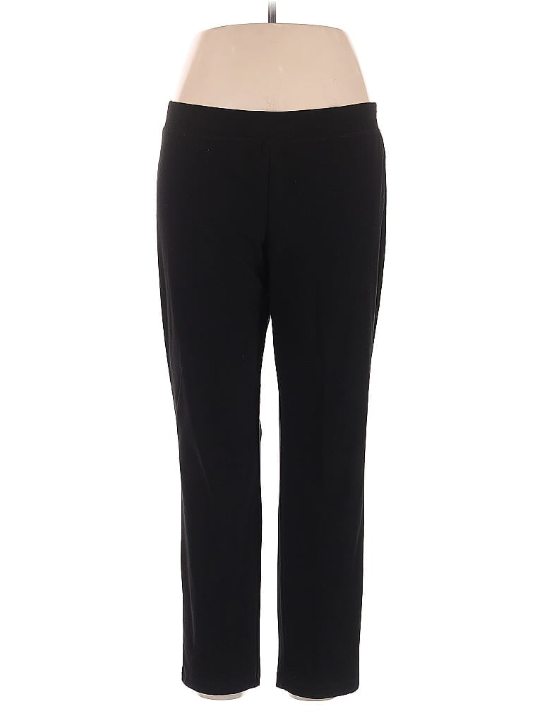 Pre-owned Eileen Fisher Casual Pants In Black