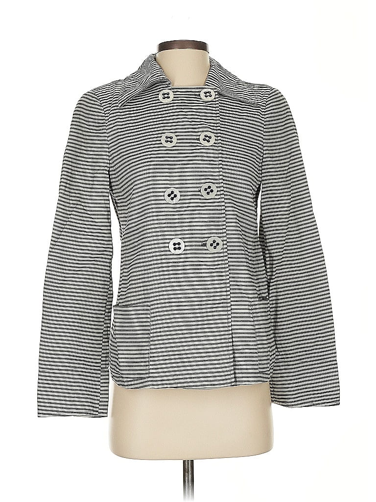 Giorgio Armani Stripes Gray Blazer Size EU (IT) 38 / US 2 - photo 1