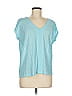 Ann Taylor LOFT Teal Short Sleeve Top Size M - photo 1