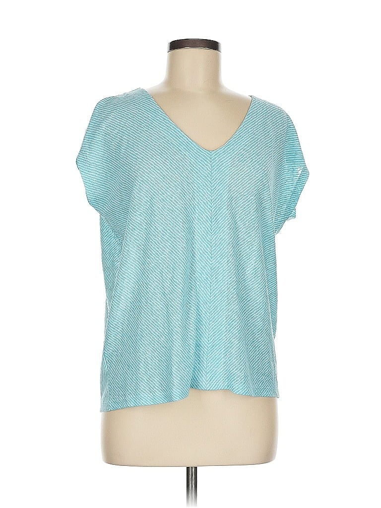 Ann Taylor LOFT Teal Short Sleeve Top Size M - photo 1