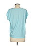 Ann Taylor LOFT Teal Short Sleeve Top Size M - photo 2