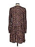 Ann Taylor LOFT 100% Viscose Animal Print Brown Casual Dress Size S - photo 2