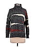 Mystree 100% Acrylic Stripes Gray Turtleneck Sweater Size XS - photo 1