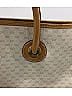 Gucci 100% Coated Canvas Gray Tan Vintage Micro GG Tote One size - photo 9