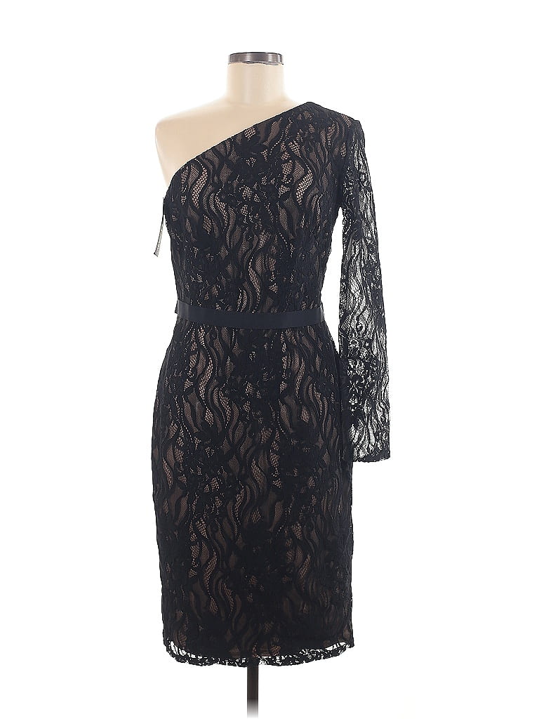 Tadashi Shoji Black Cocktail Dress Size 8 - photo 1