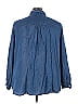 Terra & Sky Blue 3/4 Sleeve Button-Down Shirt Size 3X - photo 2