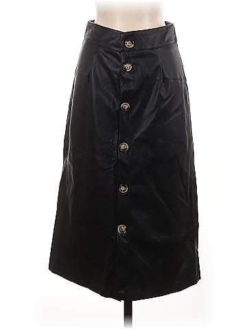 THML Faux Leather Skirt (view 1)