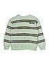 Zara 100% Cotton Stripes Green Sweatshirt Size 11 (big kids) - photo 1