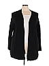 Terra & Sky Black Cardigan Size 3X - photo 1