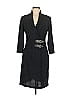 Connected Apparel Chevron-herringbone Black Cocktail Dress Size 6 - photo 1