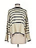 OAK + FORT Stripes Ivory Cashmere Pullover Sweater Size S - photo 1
