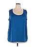 Catherines Blue Sleeveless T-Shirt Size 2X - photo 1
