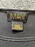 IMAN Black Long Sleeve Top Size L - photo 3