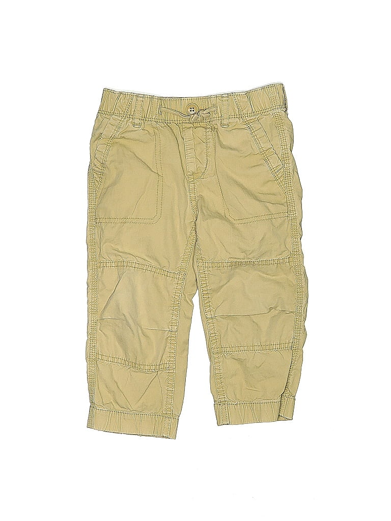 Baby Gap 100% Cotton Yellow Cargo Pants Size 2T - photo 1