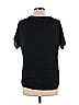 Zara W&B Collection Black Short Sleeve Top Size L - photo 2