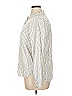 Ann Taylor LOFT Tweed Ivory Long Sleeve Button-Down Shirt Size XL - photo 5