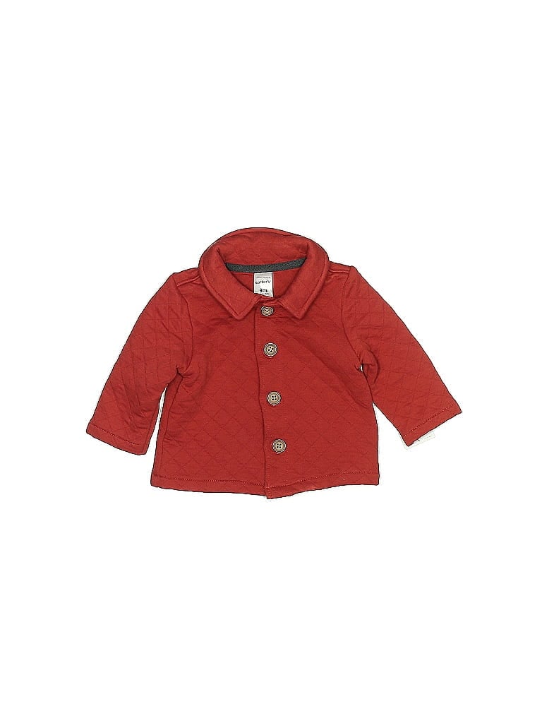 Carter's Red Cardigan 0-3 MO / 3 MO - photo 1