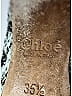 Chloé Paisley Gray Teal Snake-print Scalloped Lauren Flats Size EU 35 1/2 - photo 3