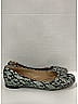 Chloé Paisley Gray Teal Snake-print Scalloped Lauren Flats Size EU 35 1/2 - photo 11