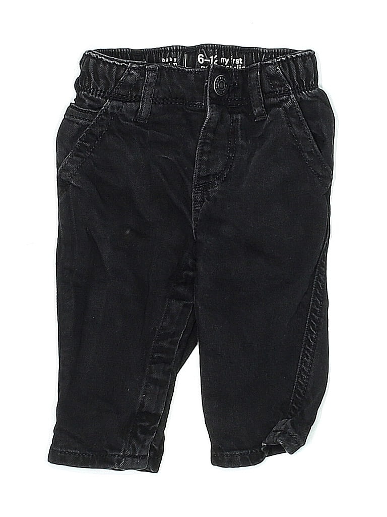 Gap Black Casual Pants Size 6-12 mo - photo 1