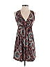 Veronica M. Paisley Teal Casual Dress Size S - photo 1