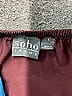 Soho JEANS NEW YORK & COMPANY 100% Polyester Burgundy Short Sleeve Top Size L - photo 6