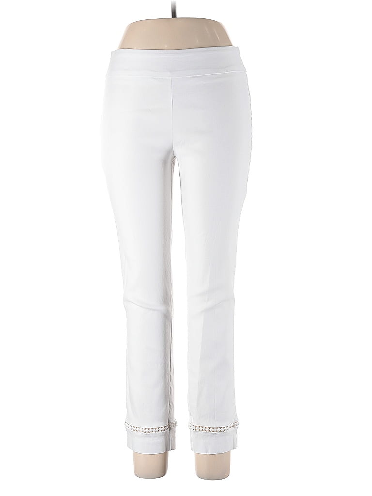 Pre-owned Crown & Ivy Casual Pants In White