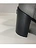 Chanel 100% Leather Gray Cap Toe Interlocking CC Ankle Boots Size EU 40 - photo 6
