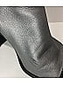 Chanel 100% Leather Gray Cap Toe Interlocking CC Ankle Boots Size EU 40 - photo 7