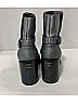 Chanel 100% Leather Gray Cap Toe Interlocking CC Ankle Boots Size EU 40 - photo 5