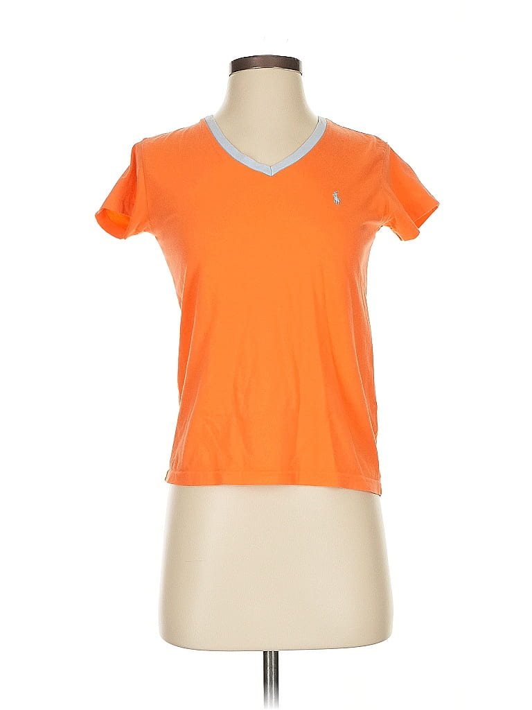 Ralph Lauren Sport 100% Cotton Orange Short Sleeve T-Shirt Size XS - photo 1
