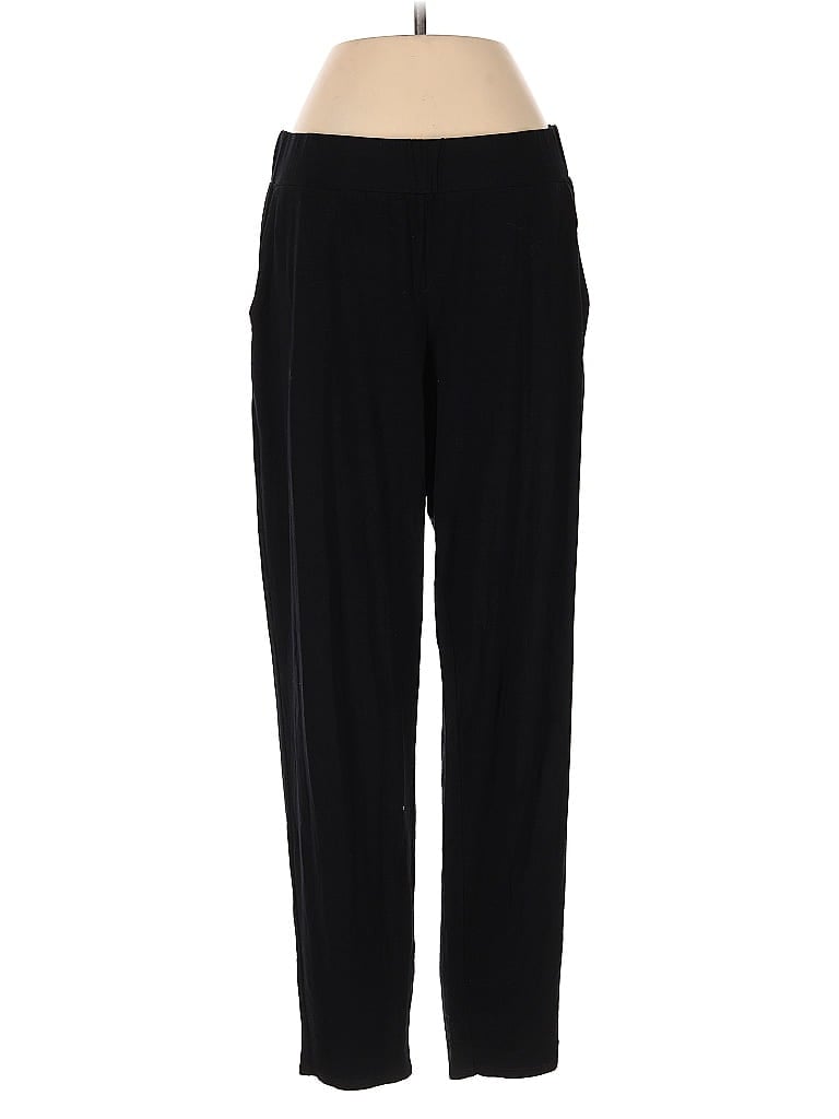Pre-owned Eileen Fisher Casual Pants In Black