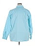 Foxcroft Color Block Blue 3/4 Sleeve Button-Down Shirt Size 18 - photo 2