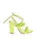 Schutz Tropical Green Heels Size 8 - photo 1